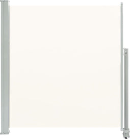 vidaXL - Tuinscherm - uittrekbaar - 140x300 - cm - crèmekleurig