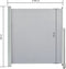vidaXL - Tuinscherm - uittrekbaar - 140x300 - cm - grijs