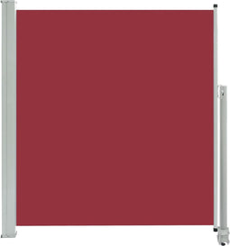 vidaXL - Tuinscherm - uittrekbaar - 140x300 - cm - rood