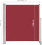 vidaXL - Tuinscherm - uittrekbaar - 140x300 - cm - rood