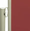 vidaXL - Tuinscherm - uittrekbaar - 140x300 - cm - rood