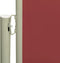 vidaXL - Tuinscherm - uittrekbaar - 140x300 - cm - rood