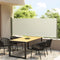 vidaXL - Tuinscherm - uittrekbaar - 140x300 - cm - rood