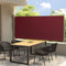 vidaXL - Tuinscherm - uittrekbaar - 140x300 - cm - rood