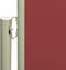 vidaXL - Tuinscherm - uittrekbaar - 140x300 - cm - rood