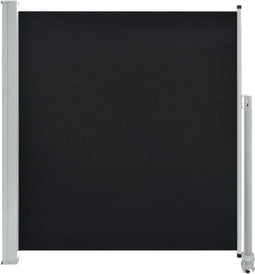 vidaXL - Tuinscherm - uittrekbaar - 140x300 - cm - zwart