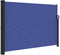 vidaXL - Tuinscherm - uittrekbaar - 140x500 - cm - blauw