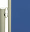 vidaXL - Tuinscherm - uittrekbaar - 140x500 - cm - blauw