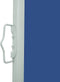vidaXL - Tuinscherm - uittrekbaar - 140x500 - cm - blauw