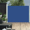 vidaXL - Tuinscherm - uittrekbaar - 140x500 - cm - blauw