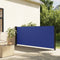 vidaXL - Tuinscherm - uittrekbaar - 140x500 - cm - blauw