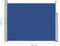 vidaXL - Tuinscherm - uittrekbaar - 140x500 - cm - blauw