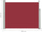 vidaXL - Tuinscherm - uittrekbaar - 140x500 - cm - rood