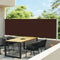 vidaXL - Tuinscherm - uittrekbaar - 140x600 - cm - bruin