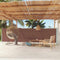 vidaXL - Tuinscherm - uittrekbaar - 140x600 - cm - bruin