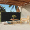 vidaXL - Tuinscherm - uittrekbaar - 140x600 - cm - crème