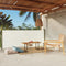 vidaXL - Tuinscherm - uittrekbaar - 140x600 - cm - grijs