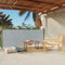 vidaXL - Tuinscherm - uittrekbaar - 140x600 - cm - rood