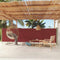 vidaXL - Tuinscherm - uittrekbaar - 140x600 - cm - rood