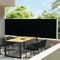 vidaXL - Tuinscherm - uittrekbaar - 140x600 - cm - zwart