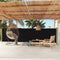 vidaXL - Tuinscherm - uittrekbaar - 140x600 - cm - zwart