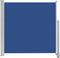 vidaXL - Tuinscherm - uittrekbaar - 160x300 - cm - blauw