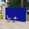vidaXL - Tuinscherm - uittrekbaar - 160x300 - cm - blauw