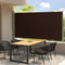 vidaXL - Tuinscherm - uittrekbaar - 160x300 - cm - bruin