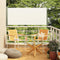vidaXL - Tuinscherm - uittrekbaar - 160x300 - cm - crèmekleurig