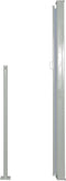 vidaXL - Tuinscherm - uittrekbaar - 160x300 - cm - grijs