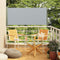 vidaXL - Tuinscherm - uittrekbaar - 160x300 - cm - grijs