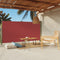 vidaXL - Tuinscherm - uittrekbaar - 160x300 - cm - rood