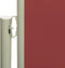 vidaXL - Tuinscherm - uittrekbaar - 160x300 - cm - rood