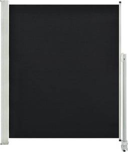 vidaXL - Tuinscherm - uittrekbaar - 160x300 - cm - zwart