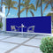 vidaXL - Tuinscherm - uittrekbaar - 160x500 - cm - blauw