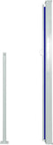 vidaXL - Tuinscherm - uittrekbaar - 160x500 - cm - blauw