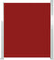 vidaXL - Tuinscherm - uittrekbaar - 160x500 - cm - rood