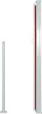 vidaXL - Tuinscherm - uittrekbaar - 160x500 - cm - rood