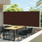 vidaXL - Tuinscherm - uittrekbaar - 160x600 - cm - bruin