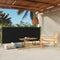 vidaXL - Tuinscherm - uittrekbaar - 160x600 - cm - rood