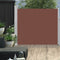 vidaXL - Tuinscherm - uittrekbaar - 160x600 - cm - rood