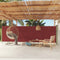 vidaXL - Tuinscherm - uittrekbaar - 160x600 - cm - rood
