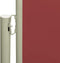 vidaXL - Tuinscherm - uittrekbaar - 160x600 - cm - rood