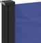 vidaXL - Tuinscherm - uittrekbaar - 170x300 - cm - blauw