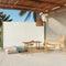 vidaXL - Tuinscherm - uittrekbaar - 170x300 - cm - crème