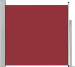 vidaXL - Tuinscherm - uittrekbaar - 170x300 - cm - rood