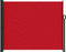 vidaXL - Tuinscherm - uittrekbaar - 170x300 - cm - rood
