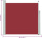 vidaXL - Tuinscherm - uittrekbaar - 170x300 - cm - rood