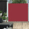 vidaXL - Tuinscherm - uittrekbaar - 170x300 - cm - rood