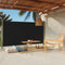 vidaXL - Tuinscherm - uittrekbaar - 170x300 - cm - zwart